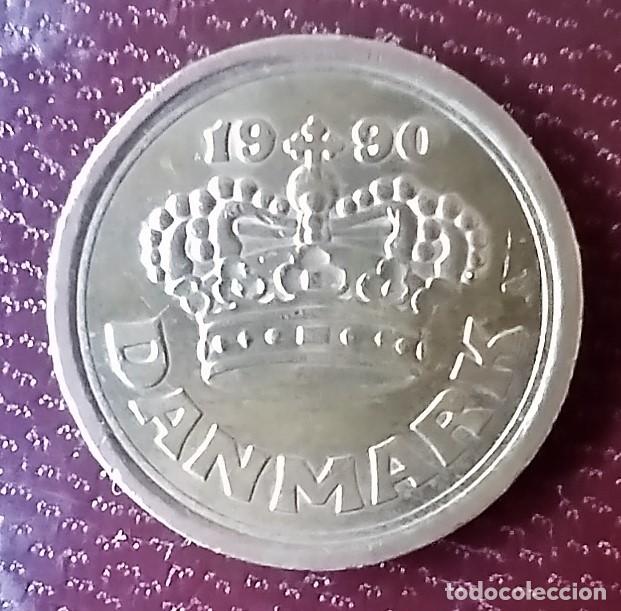 Monedas antiguas de Europa: MONEDA 25 ORE DINAMARCA 1990 - Foto 2