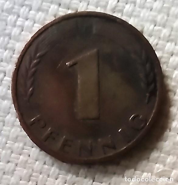 Monedas antiguas de Europa: 1 PFENNIG DE 1950-ALEMANIA RFA-