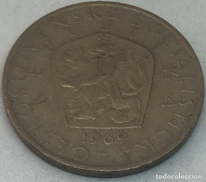 Monedas antiguas de Europa: Moneda 1969. 5 Korunas. Rep&uacute;blica Checa Socialista. KM 60. MBC.