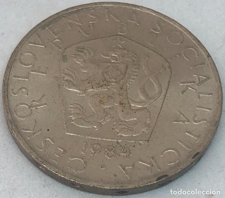 Alte M&uuml;nzen aus Europa: Moneda 1984. 5 Korunas. Rep&uacute;blica Checa Socialista. KM 60. EBC-. Excelente Buena Conservaci&oacute;n-