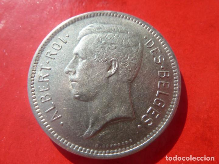 Alte M&uuml;nzen aus Europa: BELGICA 5 FRANCS 1931 NIQUEL EBC