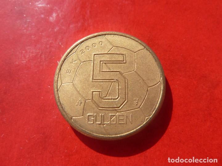 Monedas antiguas de Europa: HOLANDA 5 GULDEN 2000 LATON EBC - Foto 1