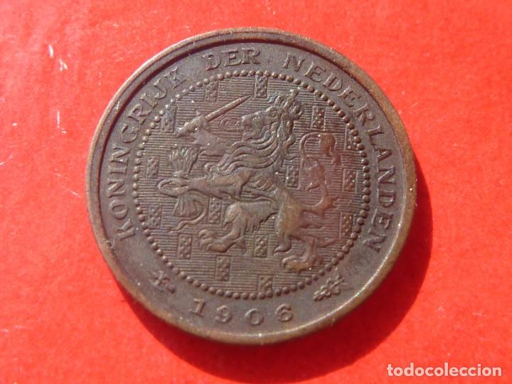 Monedas antiguas de Europa: HOLANDA 1/2 CENT 1906 COBRE EBC - Foto 1
