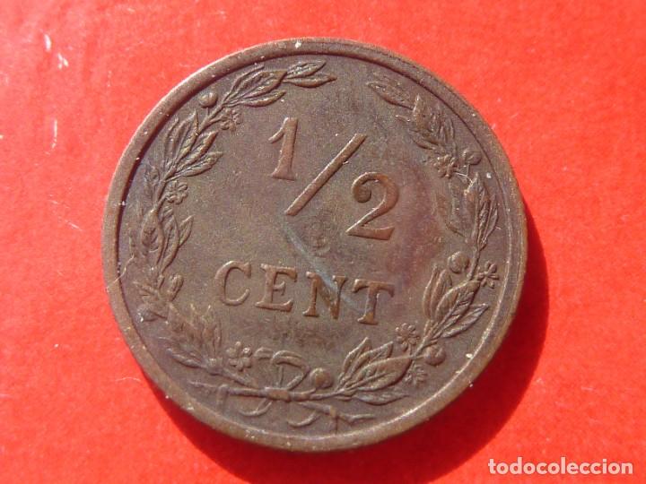 Monedas antiguas de Europa: HOLANDA 1/2 CENT 1906 COBRE EBC - Foto 2