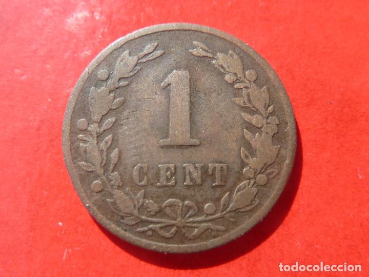 Monedas antiguas de Europa: HOLANDA 1 CENT 1877 COBRE EBC - Foto 2