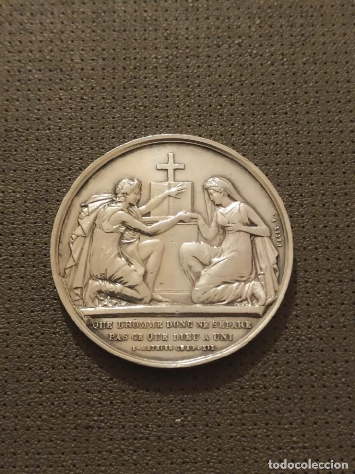 Monedas antiguas de Europa: Medalla Francia - Plata - Foto 1