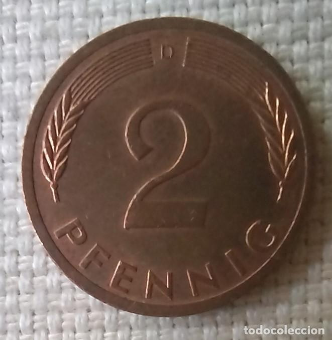 Monedas antiguas de Europa: 2 PFENNIG 1972 CECA D-MUNICH