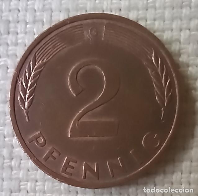 Monedas antiguas de Europa: 2 PFENNIG 1979 CECA G Karlsruhe