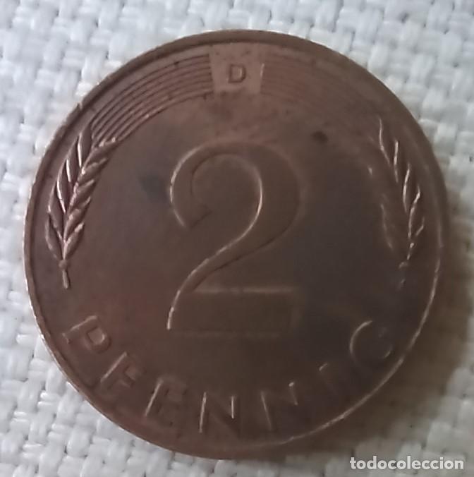 Monedas antiguas de Europa: 2 PFENNIG 1989 CECA D MUNICH