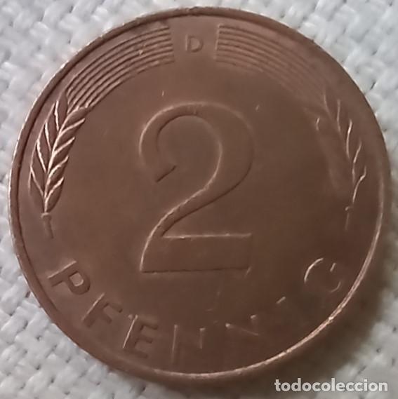 Monedas antiguas de Europa: 2 PFENNIG 1989 CECA D MUNICH