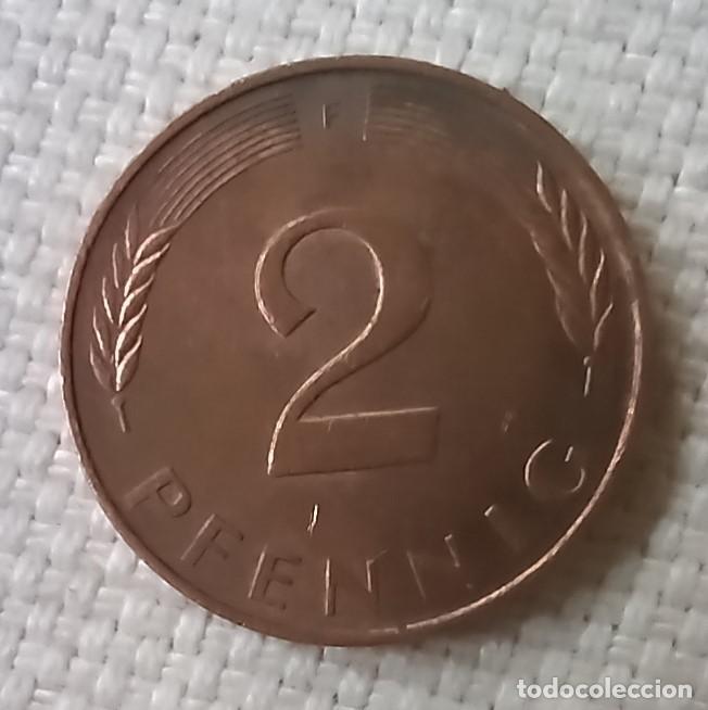 Monedas antiguas de Europa: 2 PFENNIG 1989 CECA F STUTTGART