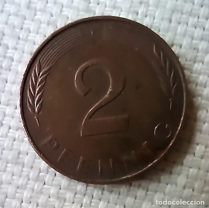 Monedas antiguas de Europa: 2 PFENNIG 1989 CECA F STUTTGART