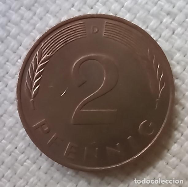 Monedas antiguas de Europa: 2 PFENNIG 1991 CECA D MUNICH