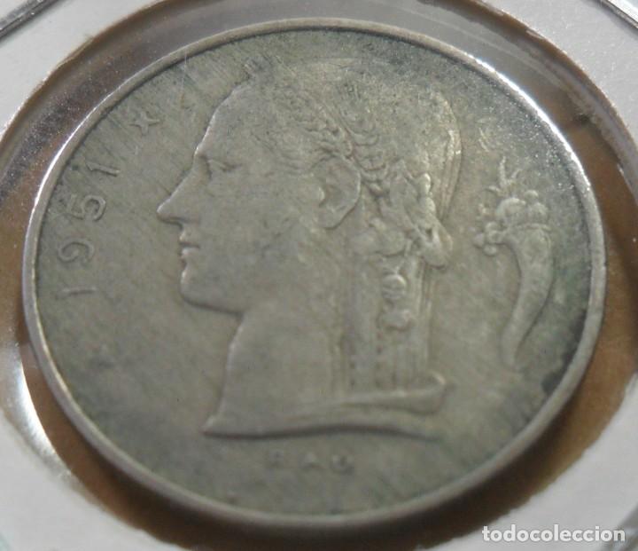 Monete antiche di Europa: BELGICA - 1 FRANCO - 1951