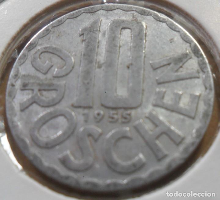 Monedas antiguas de Europa: AUSTRIA - 10 GROSCHEN - 1955 - Foto 1