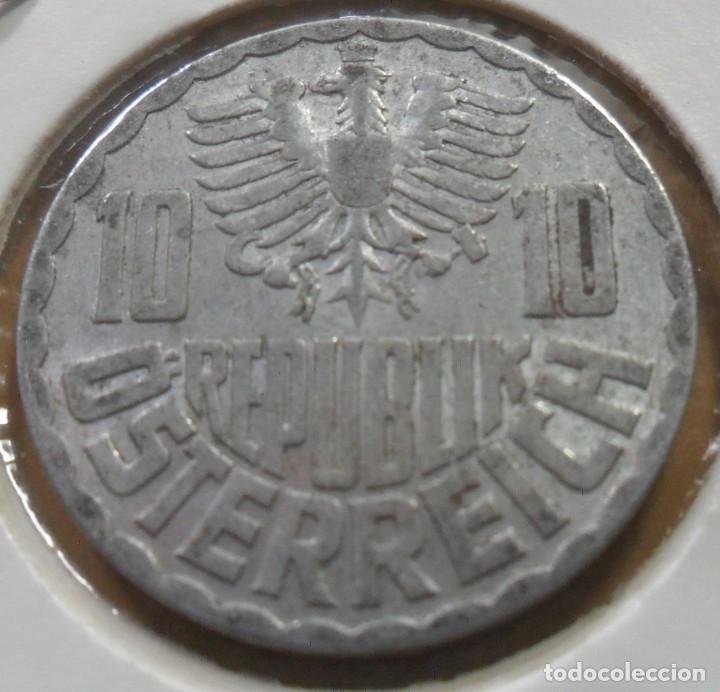 Monedas antiguas de Europa: AUSTRIA - 10 GROSCHEN - 1955 - Foto 2