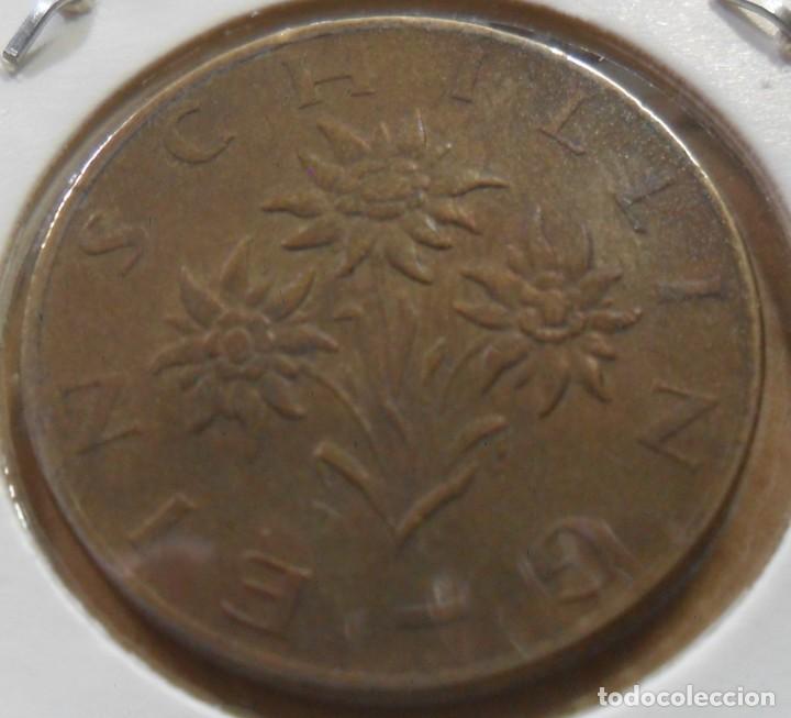 Monedas antiguas de Europa: AUSTRIA - 1 SCHILLING - 1981 - Foto 2