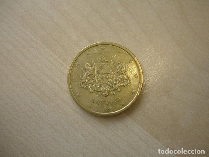 Monedas antiguas de Europa: LETONIA 50 CENTIMOS EURO 2014 - Foto 1