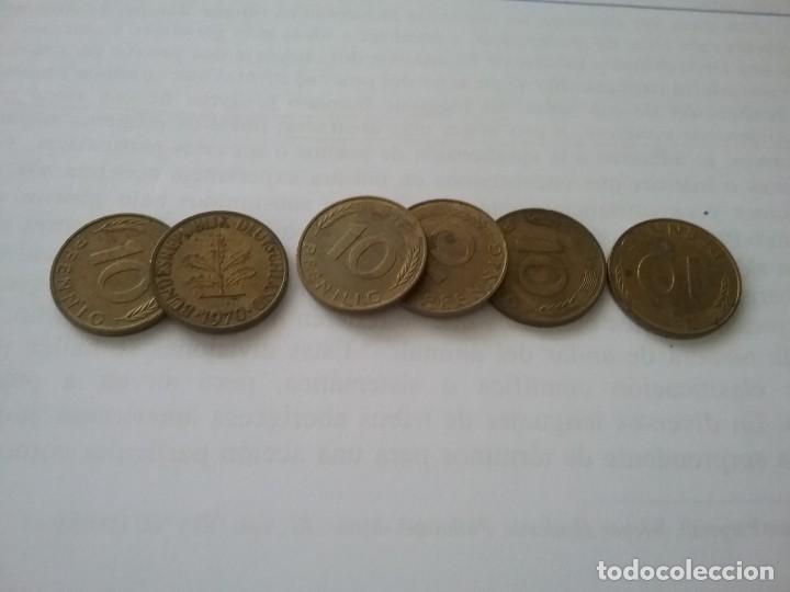 Monedas antiguas de Europa: 6 MONEDAS de 10 peniques alemanes (484-2)