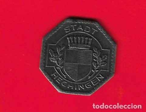 Monedas antiguas de Europa: ALEMANIA, HECHINGEN 10 PFG 1918 HIERRO, MONEDA DE NECESIDAD, NOTGELD
