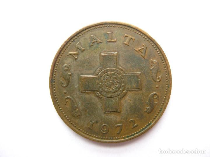 Monedas antiguas de Europa: MONEDA MALTA 1 CENTIMO 1972 - Foto 1