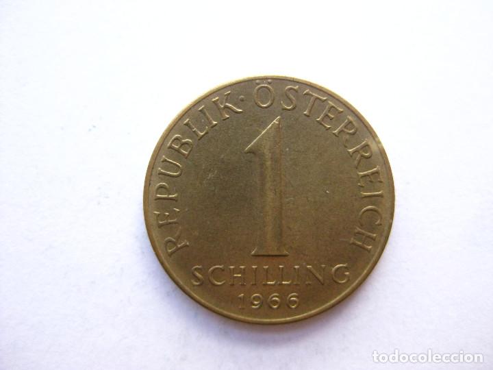 Monedas antiguas de Europa: MONEDA AUSTRIA 1 SCHILLING 1966 - Foto 2