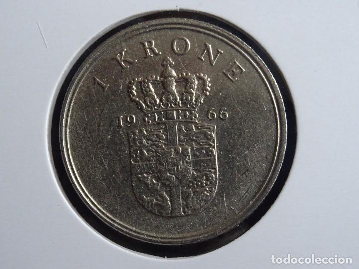 Monedas antiguas de Europa: DINAMARCA 1 CORONA 1966 - Foto 1