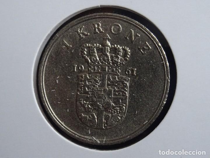 Monedas antiguas de Europa: DINAMARCA 1 CORONA 1961 - Foto 1