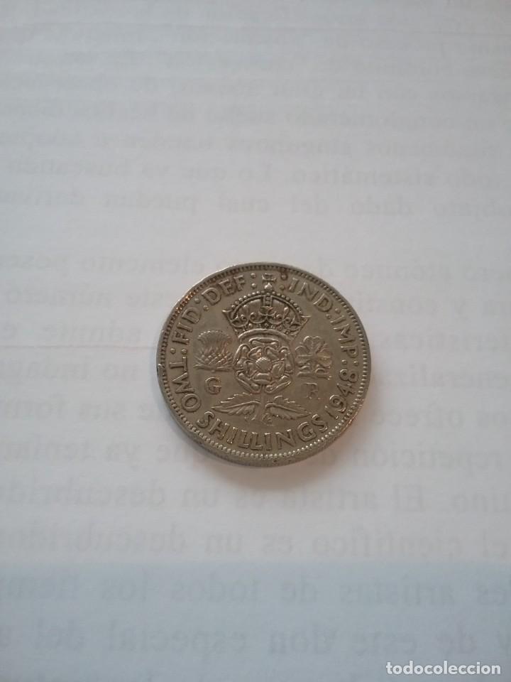 Monedas antiguas de Europa: MONEDA TWO SHILLINGS a&ntilde;o1948 (484-4)