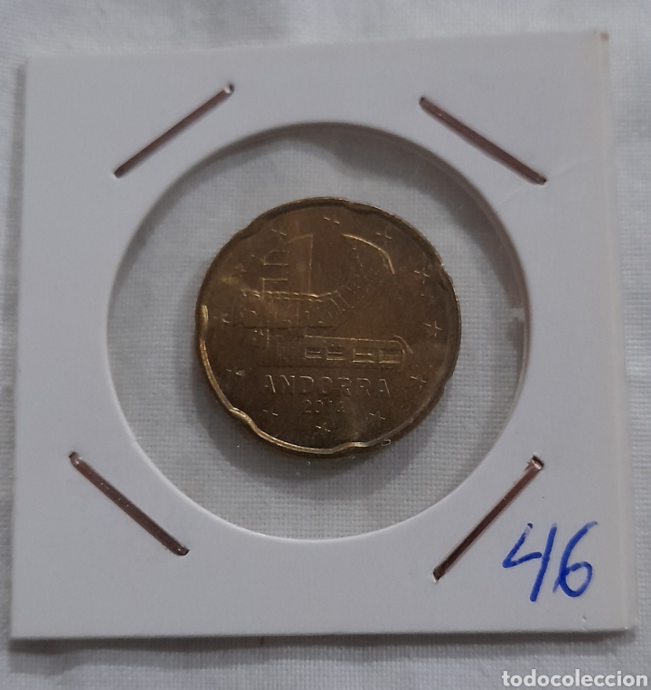 Monedas antiguas de Europa: Moneda 20 Céntimos Andorra 2014. Ver fotos y descripción. - Foto 3 - 291297693