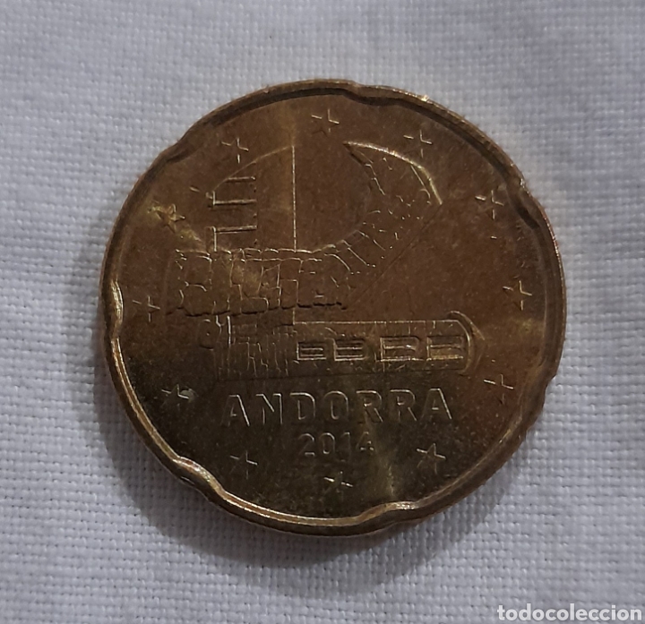 Monedas antiguas de Europa: Moneda 20 Céntimos Andorra 2014. Ver fotos y descripción. - Foto 1 - 291297693