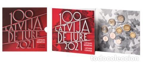 Monedas antiguas de Europa: Serie Letonia 2021 BU - Foto 3
