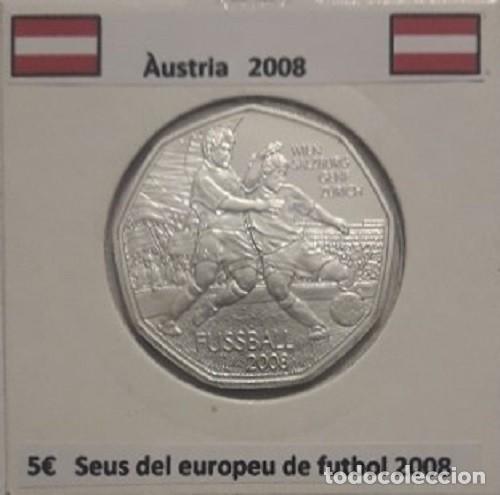 Monedas antiguas de Europa: 5 euros Austria / &Ouml;sterreich 2008 Uefa 2008 Futbol Driblin / Soccer Dribbling