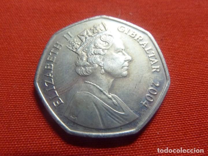 Monedas antiguas de Europa: GIBRALTAR 50 PENCE 2004 EBC - Foto 2