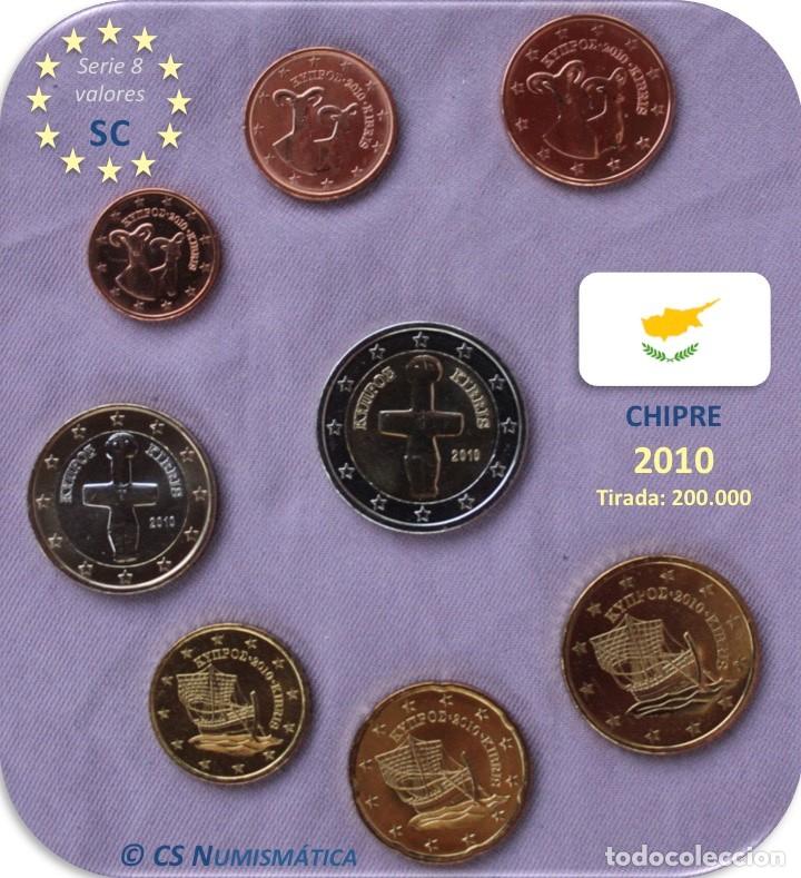 Monedas antiguas de Europa: Serie Chipre 2010 SC - Foto 1