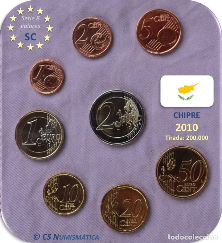 Monedas antiguas de Europa: Serie Chipre 2010 SC - Foto 2