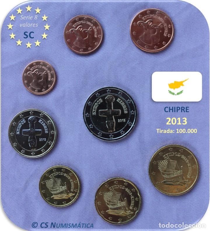 Monedas antiguas de Europa: Serie Chipre 2013 SC - Foto 1