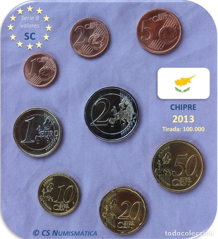 Monedas antiguas de Europa: Serie Chipre 2013 SC - Foto 2