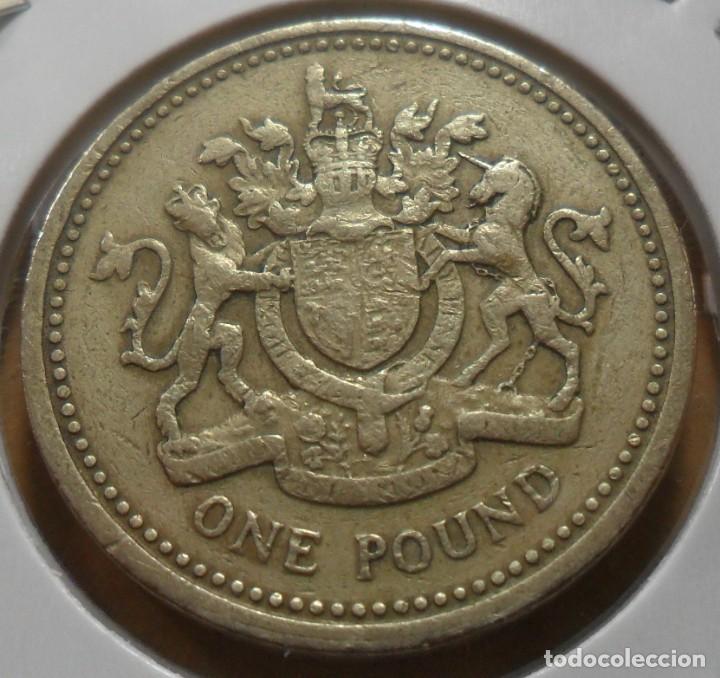 Monedas antiguas de Europa: INGLATERRA - 1 POUND - 1983 - Foto 2