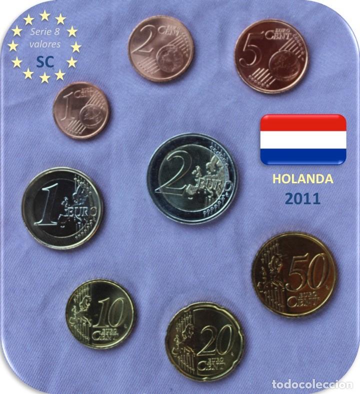 Monedas antiguas de Europa: Serie Holanda 2011 SC - Foto 2