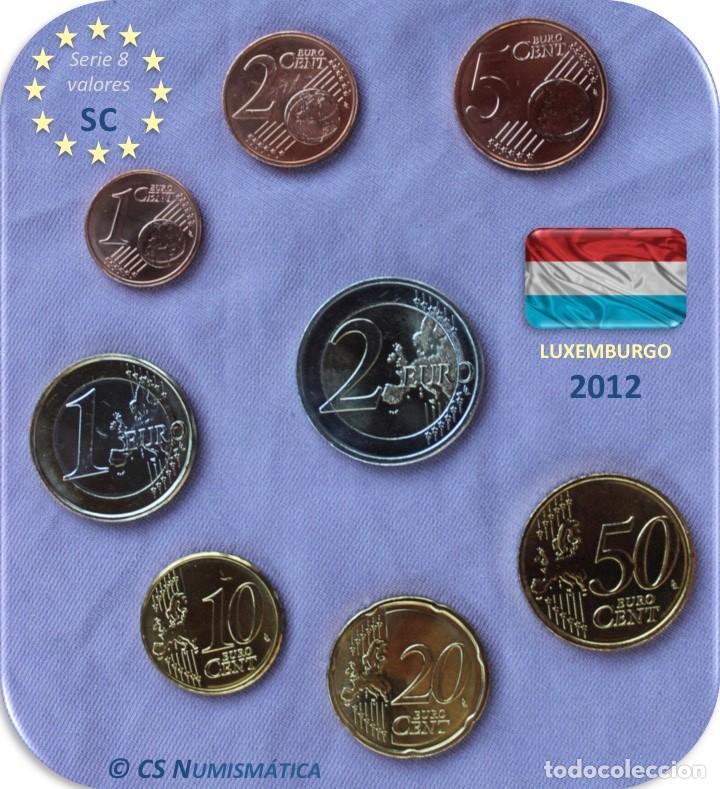 Monedas antiguas de Europa: Serie Luxemburgo 2012 SC - Foto 2