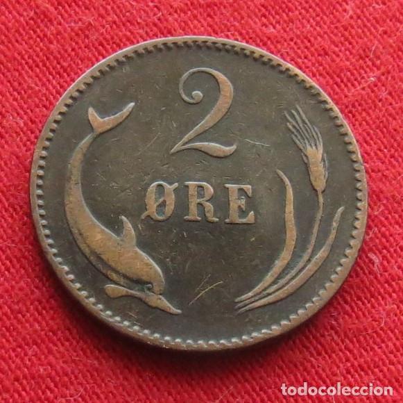 Monedas antiguas de Europa: Dinamarca 2 ore 1875 - Foto 1