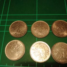Monedas antiguas de Europa: MONEDAS FRANCIA 5 FRANCOS 1971 Y 1973. Lote 298524393