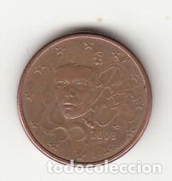 Monedas antiguas de Europa: FRANCIA 1 C&Eacute;NTIMO DE EURO 2008. - Foto 1