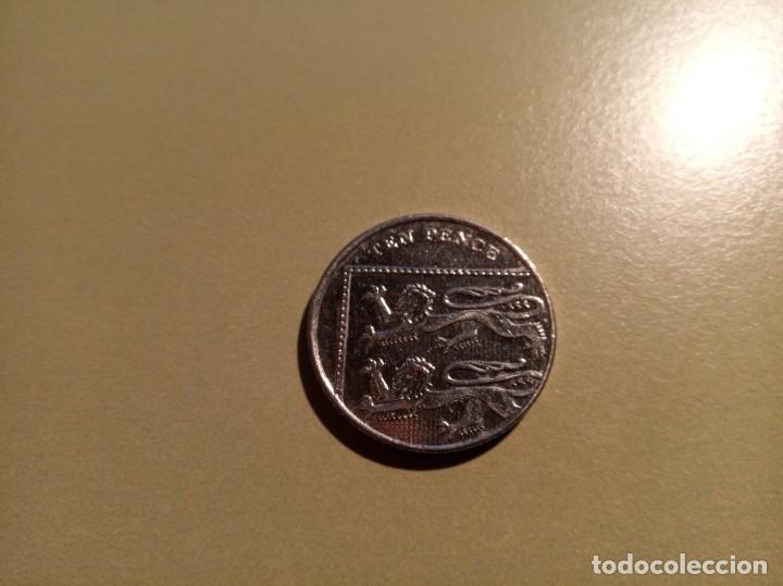 Monedas antiguas de Europa: Moneda Ten Pence, Elisabeth - Foto 2