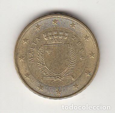 Monedas antiguas de Europa: MALTA 50 C&Eacute;NTIMOS DE EURO 2008. - Foto 1