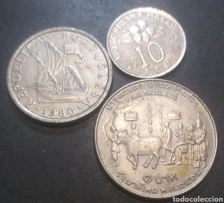 Lote 3 Monedas Distintos Países Distintas Fecha Vendido En Subasta 300465663 6970