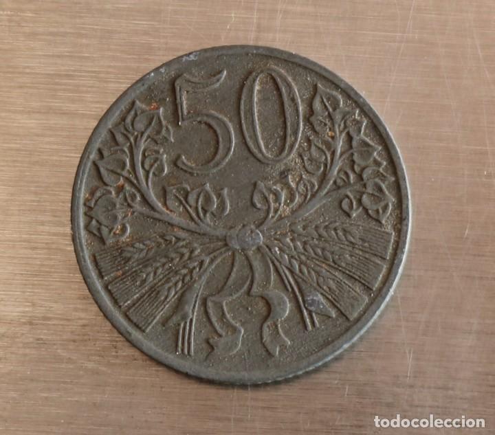 50 HELLER 1941 BOHEMIA Y MORAVIA (Numismática - Extranjeras - Europa)