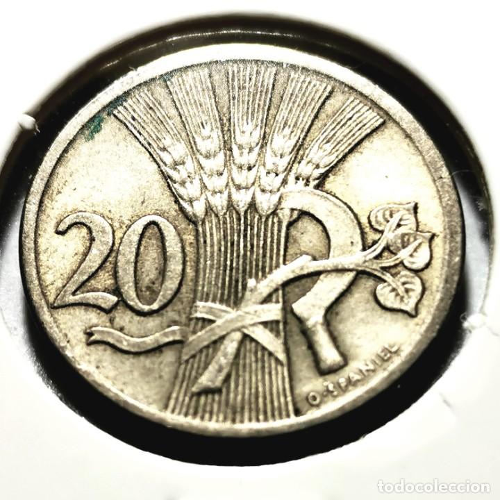 ⚜️ A2238. CHECOSLOVAQUIA. 20 HALERU 1928 (Numismática - Extranjeras - Europa)