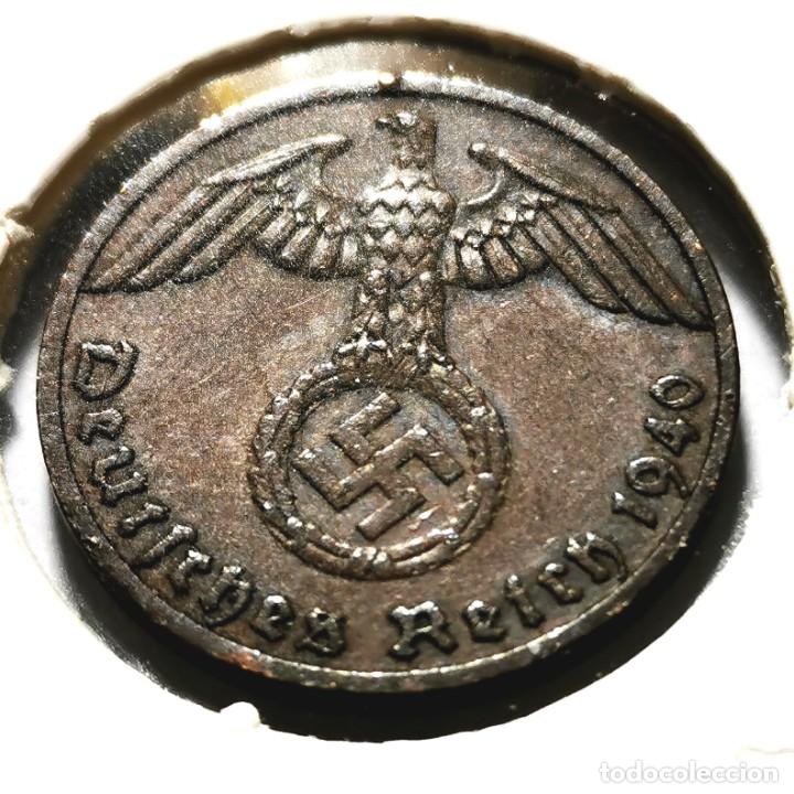 ⚜️ A2219. ALEMANIA NAZI III REICH. 1 REICHSPFENNIG 1940 F (Numismática - Extranjeras - Europa)